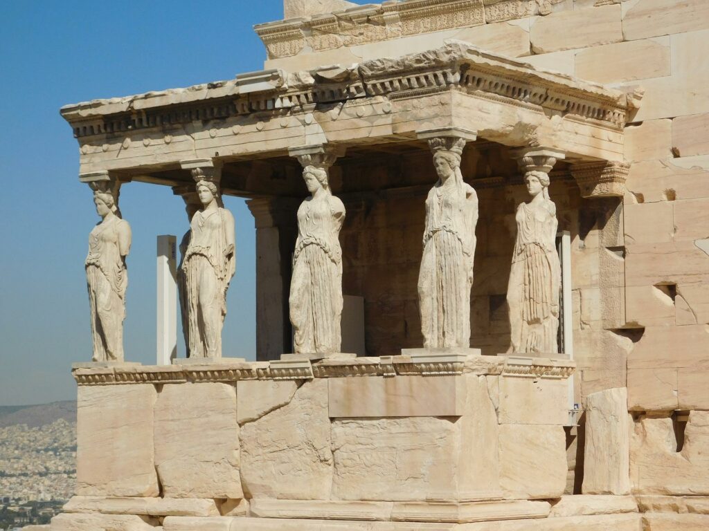 Photographie des ruines du temple d'Aphrodite Sur Le Panthéon